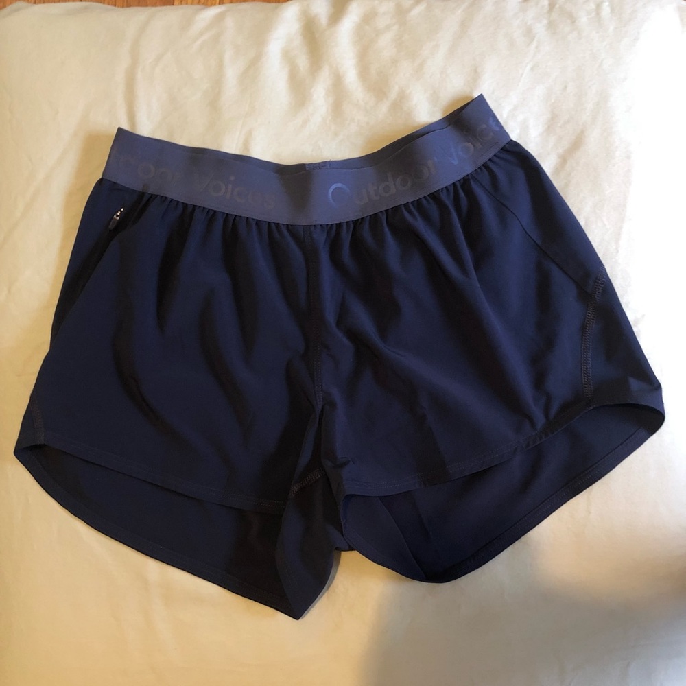 Outdoor Voices Relay Shorts in Navy Blue Size XS